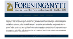 Desktop Screenshot of foreningsnytt.no